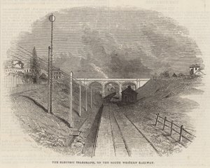 Der elektrische Telegraf auf der South Western Railway