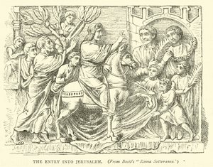 Der Einzug in Jerusalem von English School