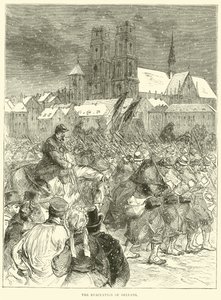 Evakuierung von Orleans, Dezember 1870 von English School