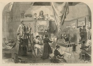 Die Mädchenschule der Kunst in Queen Square von English School