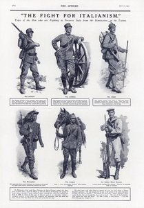Der Kampf um den Italienismus, Erster Weltkrieg, 1915 von English School