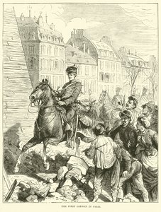 Der erste Deutsche in Paris, Februar 1871 von English School