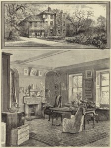 Das Haus des verstorbenen Charles Darwin von English School