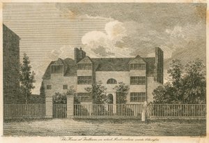 Das Haus in Parsons Green, nahe Fulham, London, als Samuel Richardson Clarissa schrieb