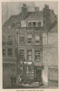 Das Haus, in dem Alexander Pope geboren wurde von English School
