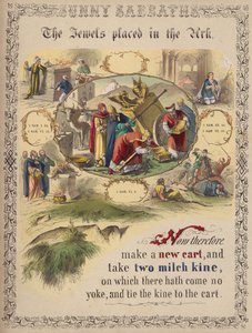 Die Juwelen in der Arche (farbige Gravur)