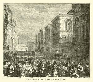 Die letzte Hinrichtung in Newgate von English School