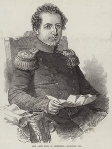 Der verstorbene König von Dänemark, Christian VIII. von English School