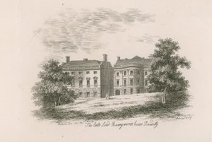 Das Haus des verstorbenen Lord Barrymore, Piccadilly, London von English School