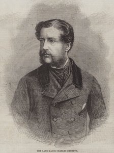 Der verstorbene Major Charles Nasmyth (Stich) von English School