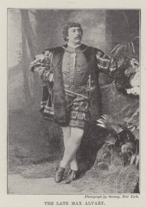 Der verstorbene Max Alvary (Gravur) von English School