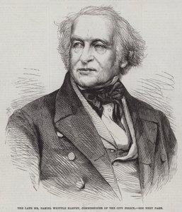 Der verstorbene Mr. Daniel Whittle Harvey, Kommissar der Stadtpolizei von English School