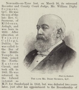 Der verstorbene Herr Digby Seymour, QC