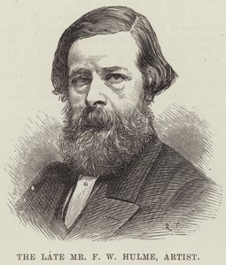 Der verstorbene Mr. F. W. Hulme, Künstler (Stich) von English School