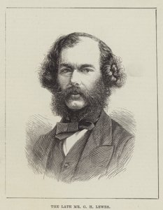 Der verstorbene Mr. G. H. Lewes (Gravur) von English School
