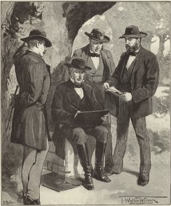 Der verstorbene Mr. Jefferson Davis von English School