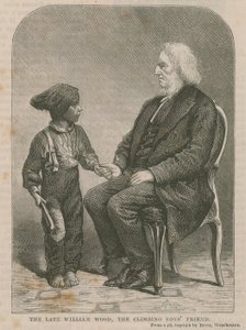 Der verstorbene William Wood, der Freund der Kletterjungen von English School