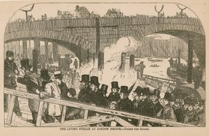 Der lebendige Strom an der London Bridge