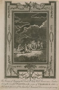 Die Art der Beerdigung der Leichen am Holy-well Mount von English School