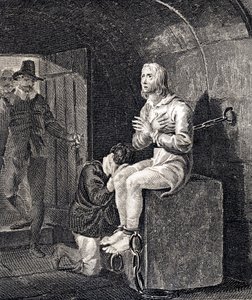 Das Martyrium von Mr. John Philpot, Erzdiakon von Winchester von English School