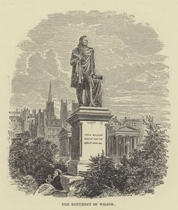 Das Denkmal von Wilson (Gravur) von English School