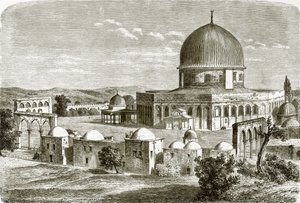 Die Moschee von Omar - Standort des Tempels in Jerusalem von English School