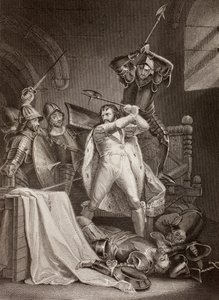 Der Mord an Richard II. von England in Pontefract Castle im Jahr 1400