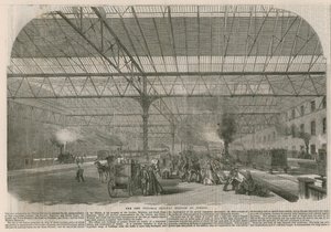 Der neue Victoria Bahnhof in Pimlico, London von English School