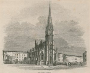 Die neue Kirche in Paddington, London von English School