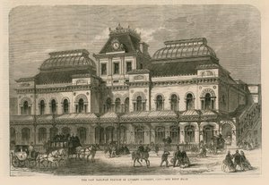 Der neue Bahnhof an der Liverpool Street, City, London von English School