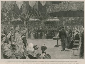 Die Eröffnung des Imperial Institute durch Ihre Majestät die Königin von English School