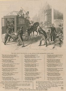 Das Postamt im Büro der Illustrated London News von English School