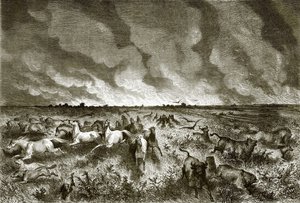 Die Prärie in Flammen von English School