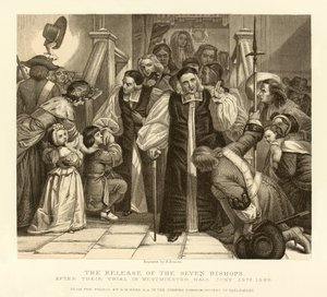 Die Freilassung der sieben Bischöfe nach ihrem Prozess in der Westminster Hall
