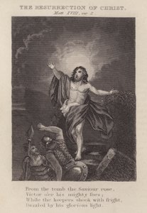 Die Auferstehung Christi, Matthäus XVIII, Vers 2