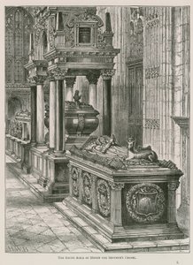 Das südliche Seitenschiff der Kapelle von Heinrich VII von English School