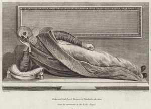 Das Grab von Edward Bruce, Lord Kinloss