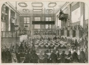 Der Prozess von William Palmer am Central Criminal Court von English School