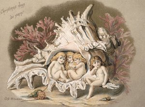 Die Wasserbabys, ca. 1880 von English School