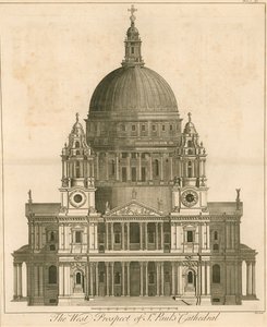Westansicht der Kathedrale von St. Paul
