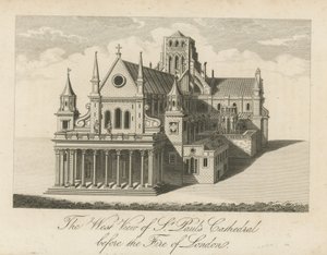 Die Westansicht der St. Pauls Kathedrale von English School