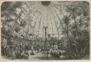 Der Wintergarten im geplanten Palast des Volkes von English School