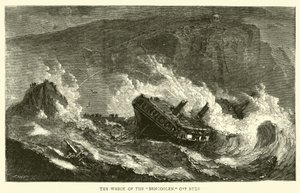 Das Wrack der Bencoolen vor Bude von English School
