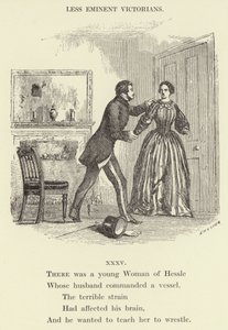 Es war eine junge Frau von Hessle (Gravur) von English School