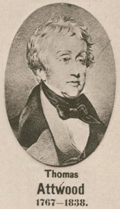 Thomas Attwood (Gravur) von English School