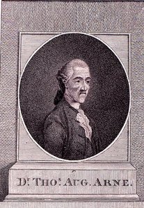 Thomas Augustine Arne (1710-78)