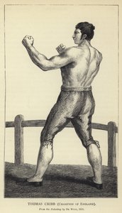 Thomas Cribb, Champion von England, nach dem Gemälde von De Wild, 1811 von English School