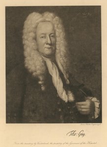 Thomas Guy, nach dem Gemälde von John Vanderbank von English School