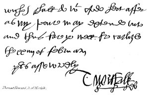 Thomas Howard, Herzog von Norfolk von English School