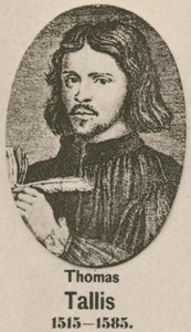 Thomas Tallis (Gravur) von English School